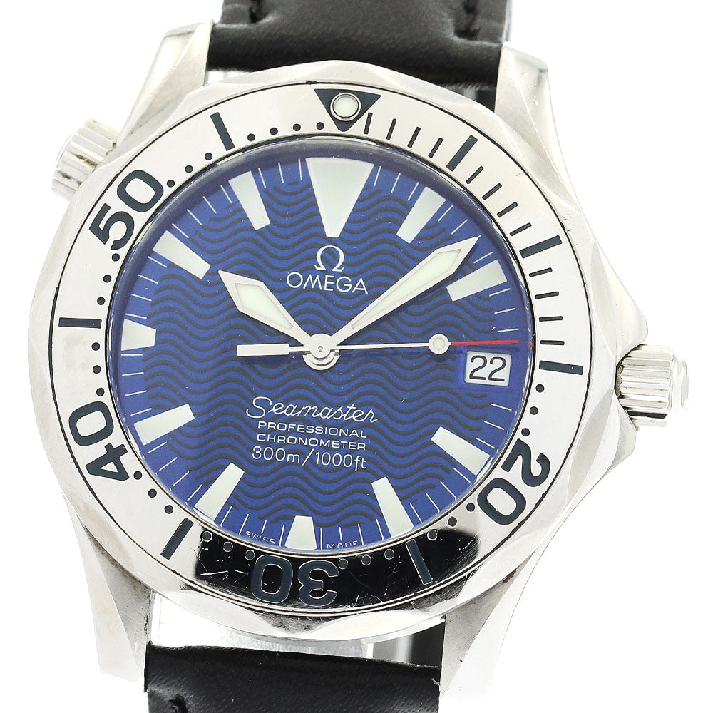 OMEGA Seamaster300 2253.80 Date blue Dial Automatic Boy's Watch_885000
