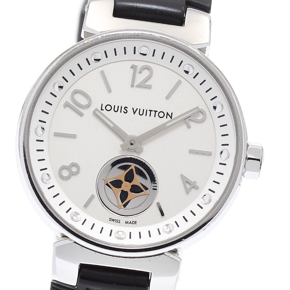 LOUIS VUITTON Tambour Moon Star Q8J10 Silver Dial Quartz Ladies Watch_885019