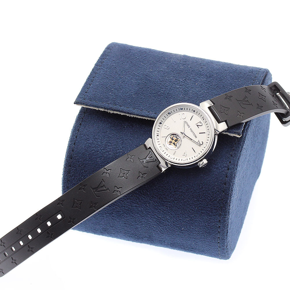 LOUIS VUITTON Tambour Moon Star Q8J10 Silver Dial Quartz Ladies Watch_885019
