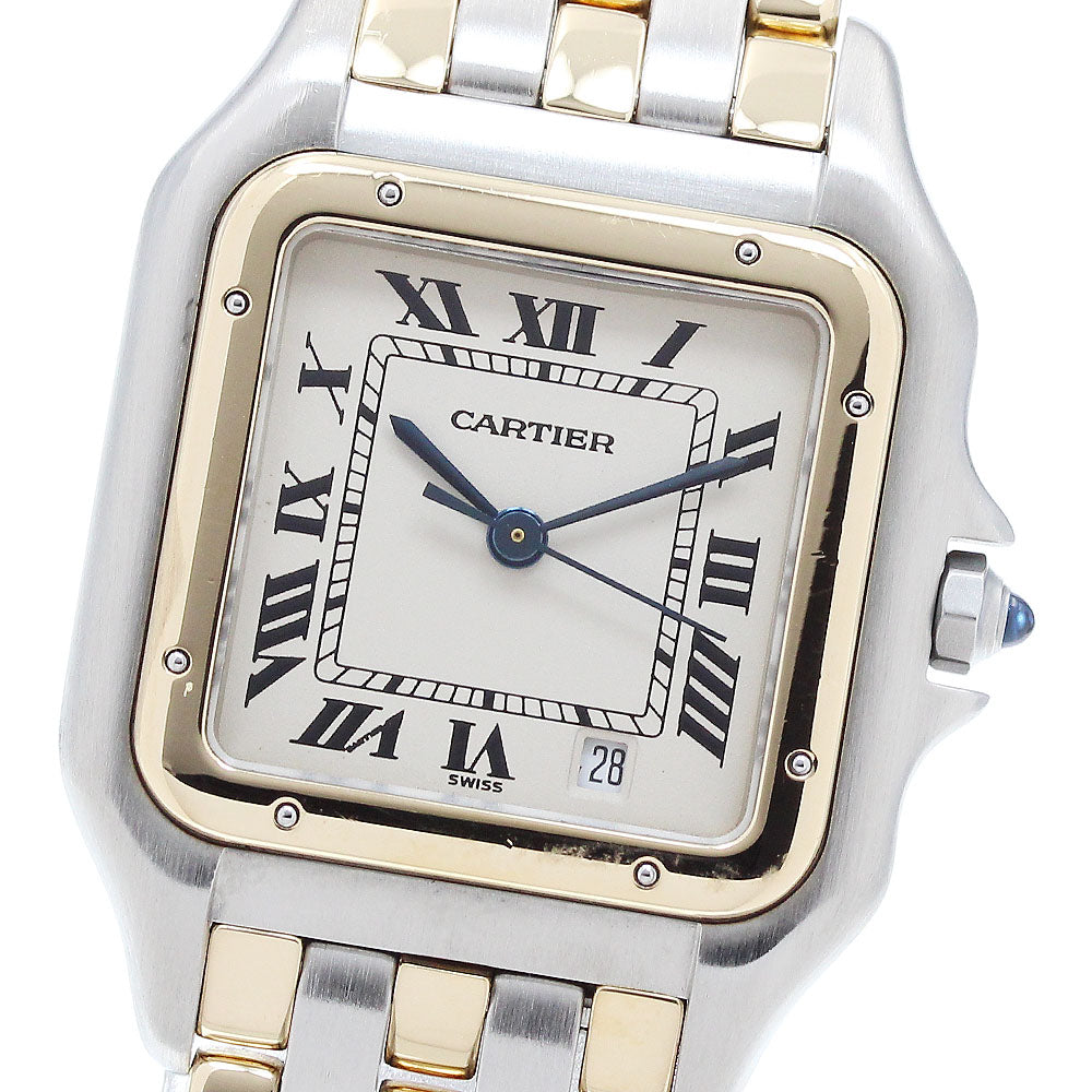 CARTIER PANTHEREMM 83083244 3 Rows Beige Dial Quartz Boy's Watch_885031