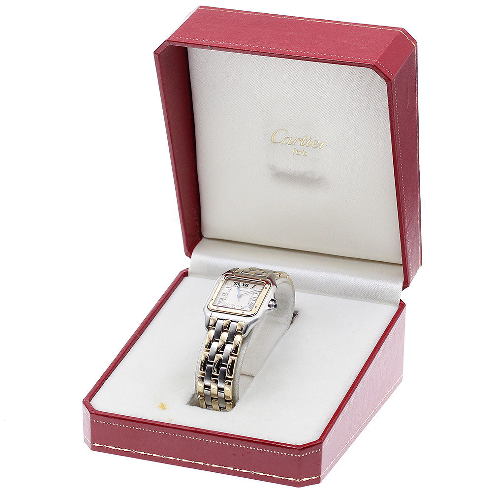 CARTIER PANTHEREMM 83083244 3 Rows Beige Dial Quartz Boy's Watch_885031