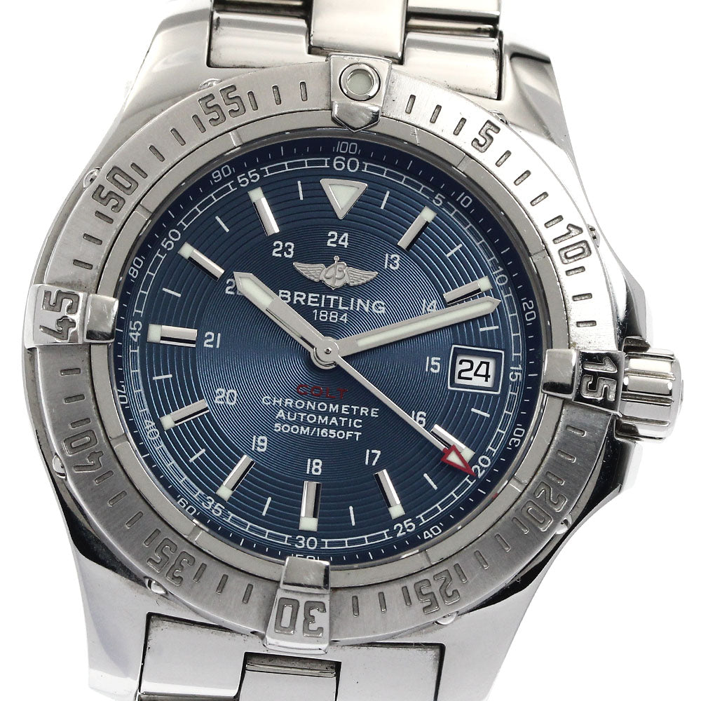 BREITLING Colt A17380 Date blue Dial Automatic Men's Watch_885038
