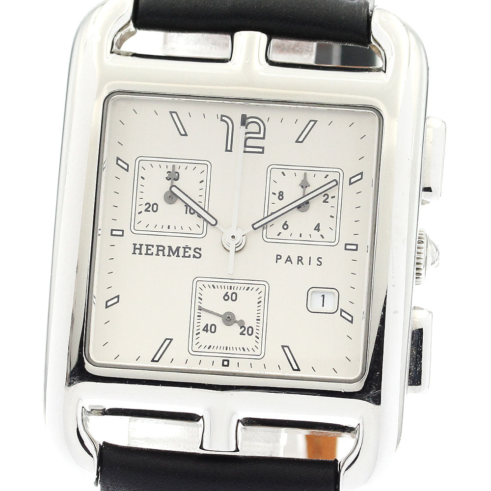 HERMES Cape Cod CC1.910 Chronograph Silver Dial Quartz Men's Watch_885039