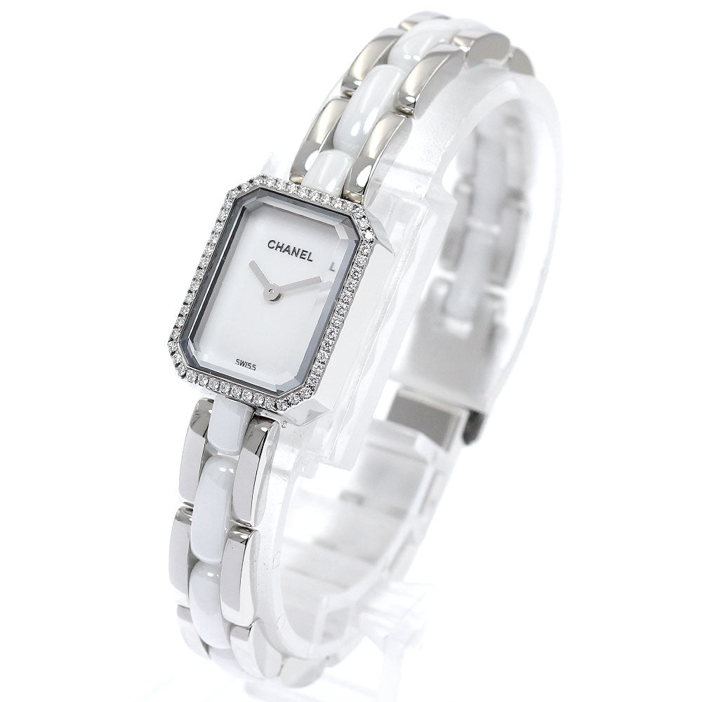 CHANEL Premiere H2132 Diamond Bezel white Dial Quartz Ladies Watch_885047