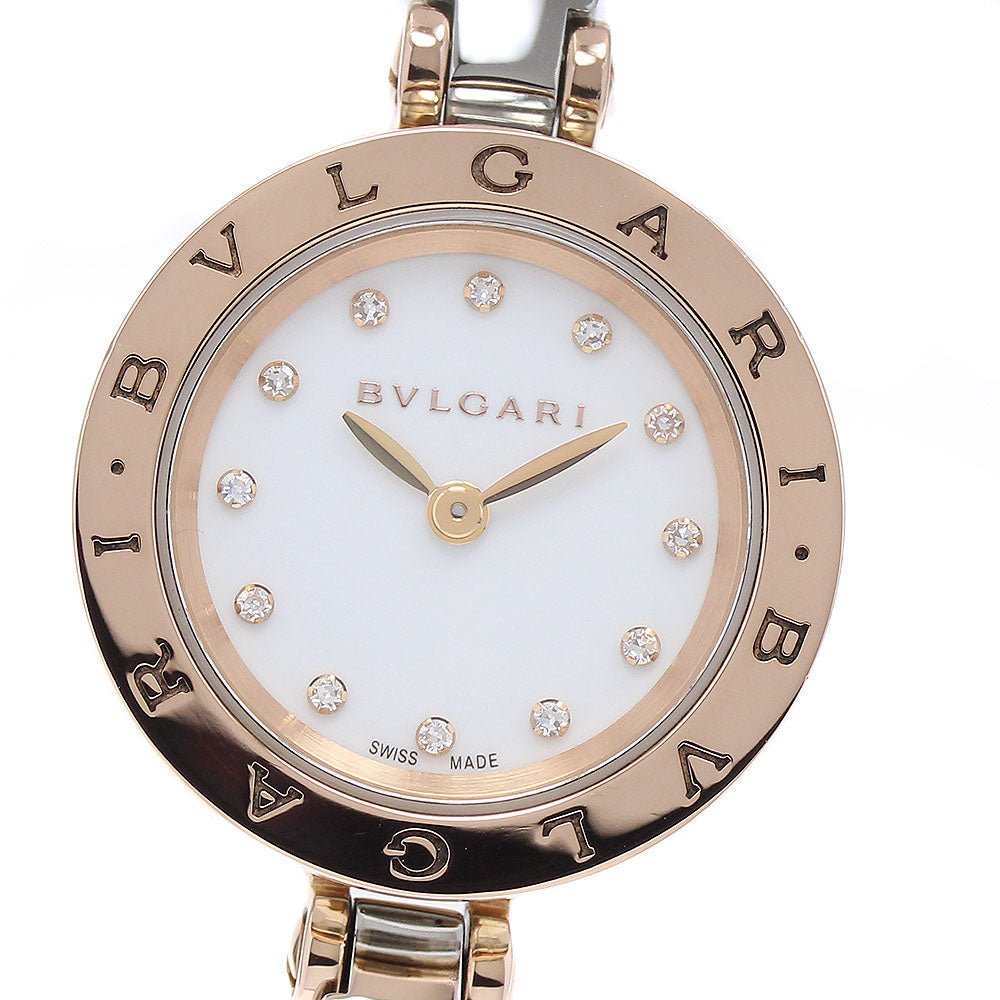 BVLGARI B-zero1 BZP23SGC 12P diamond white Dial Quartz Ladies Watch_885064
