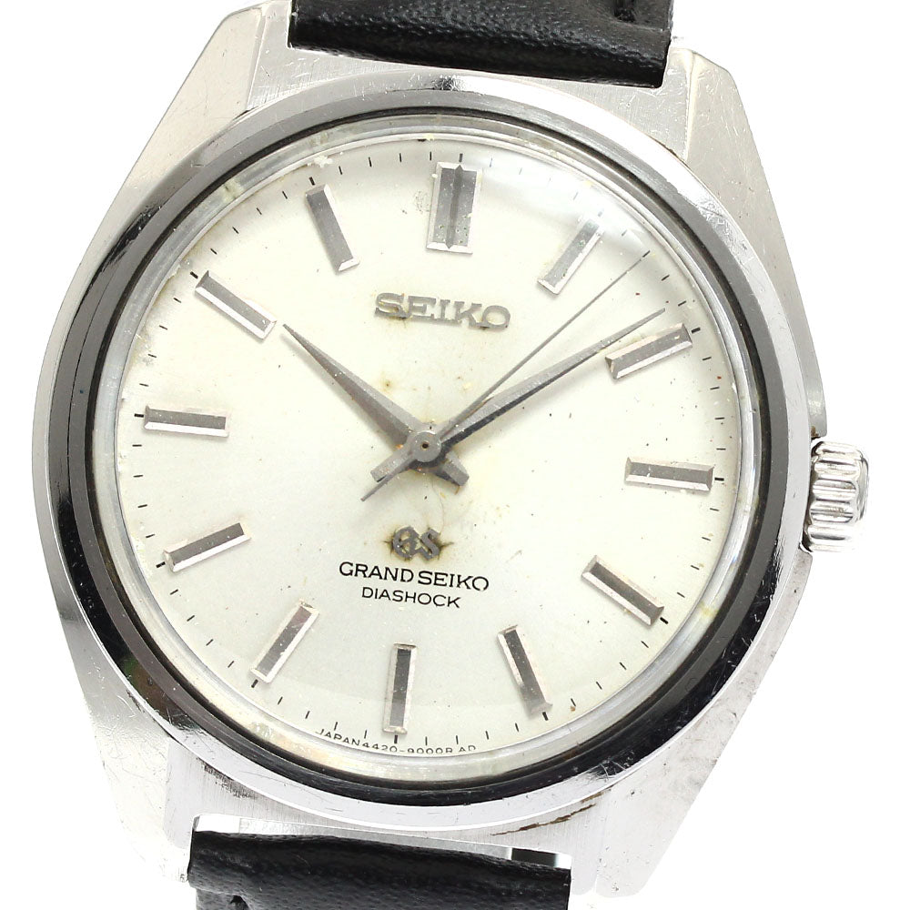 SEIKO Grand Seiko 4420-9000 Cal.4420B Silver Dial Hand Winding Men's Watch_885095
