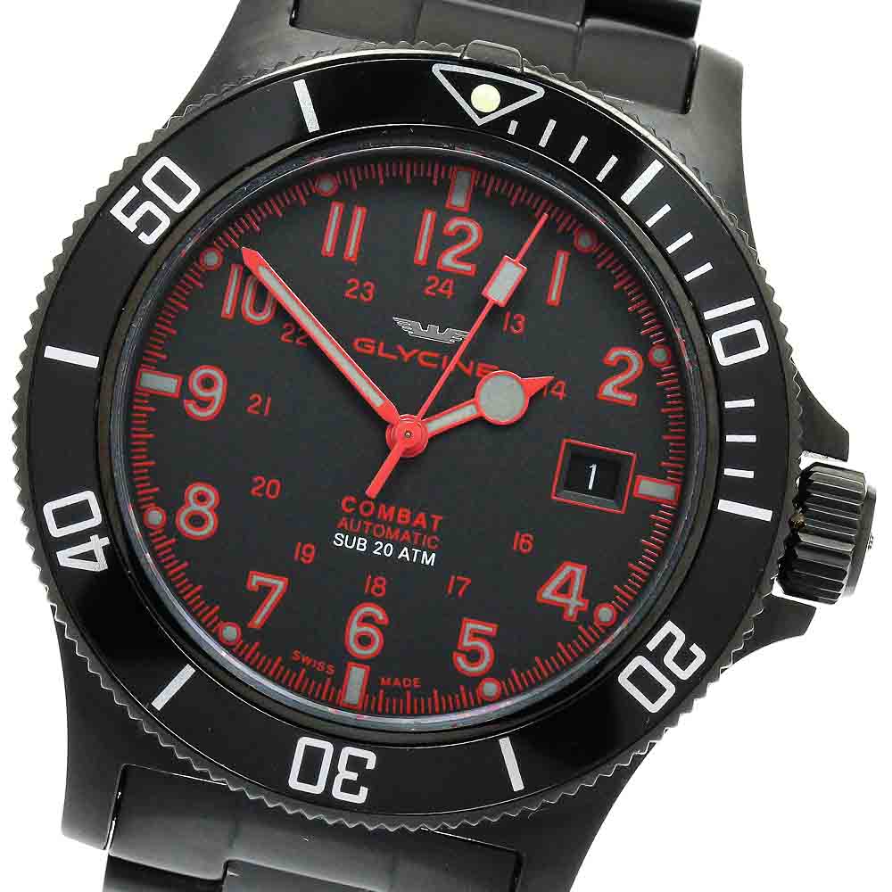 GLYCINE Combat Sub 42 GL0080 Date black Dial Automatic Men's Watch_885101