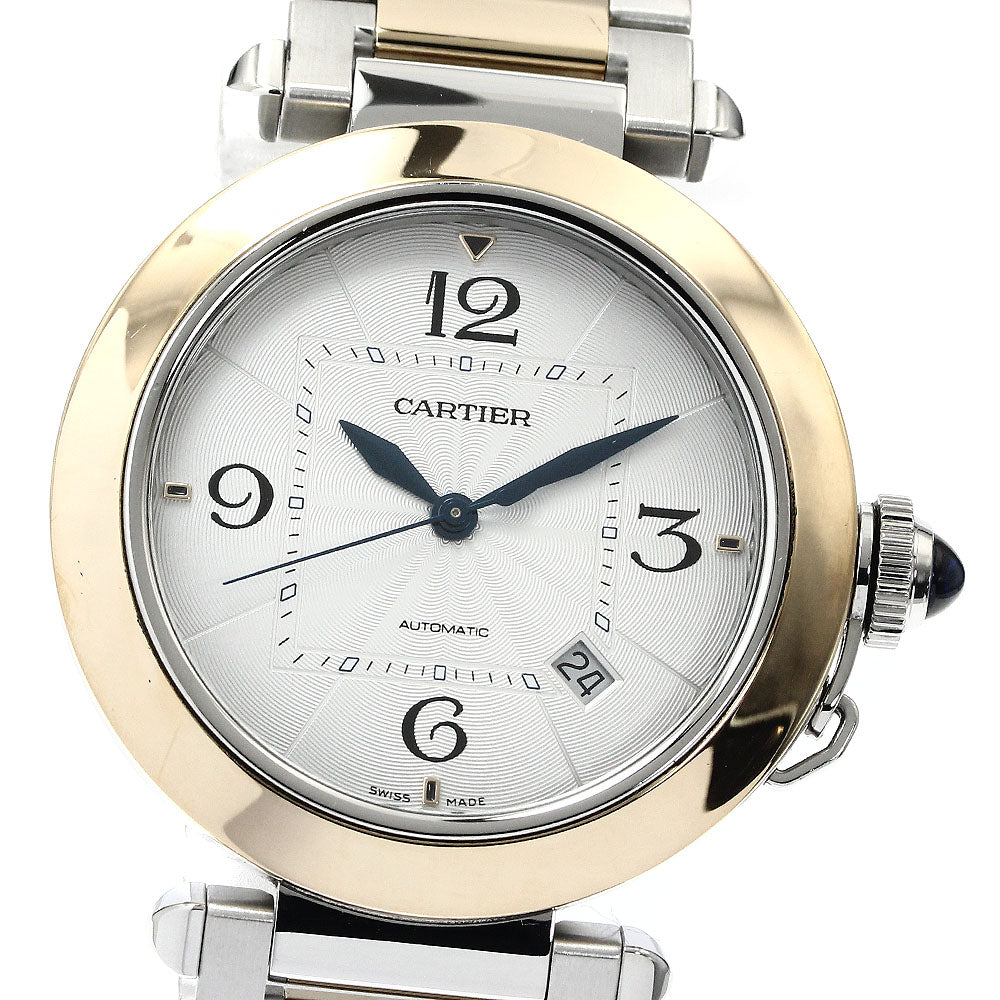 CARTIER Pasha de Cartier 41mm W2PA0009 YG2 tone Silver Dial Automatic Men's Watch_885113