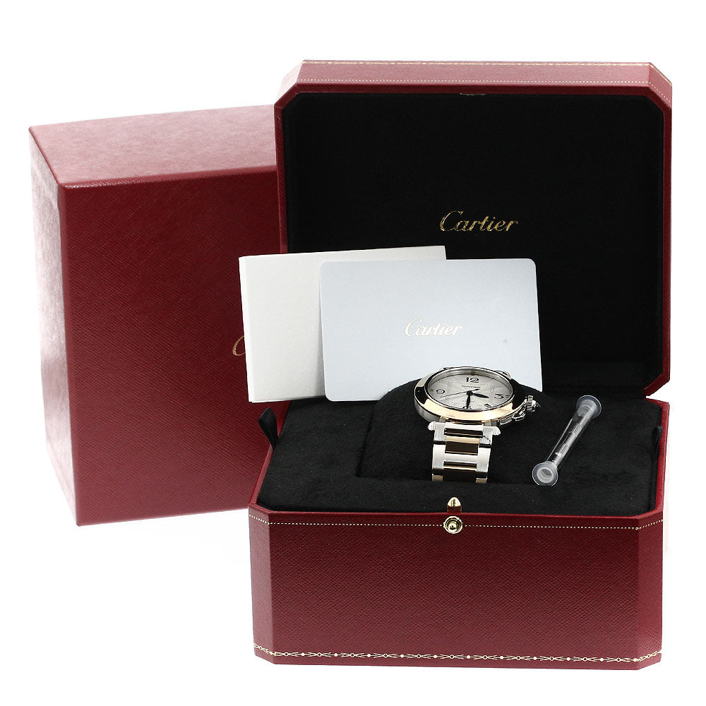 CARTIER Pasha de Cartier 41mm W2PA0009 YG2 tone Silver Dial Automatic Men's Watch_885113