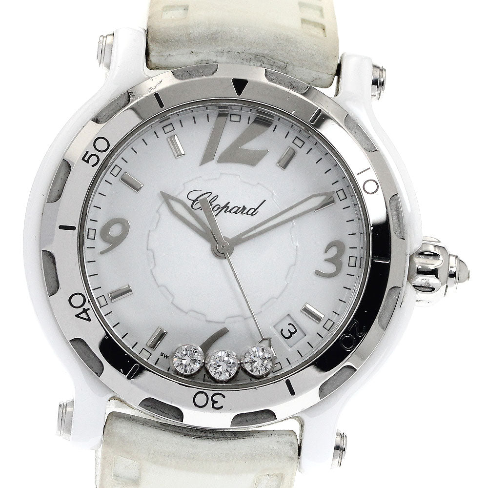 Chopard Happy Sports Happy Ceramic 28/8507 3P diamond Quartz Men's Watch_885131
