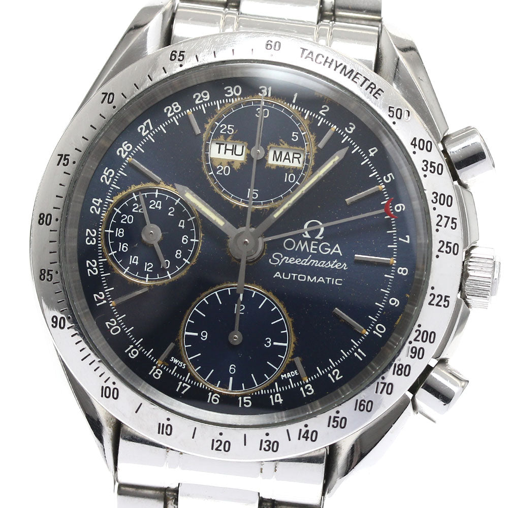 OMEGA Speedmaster 3521.80 Triple calendar Navy Dial Automatic Men's Watch_885140