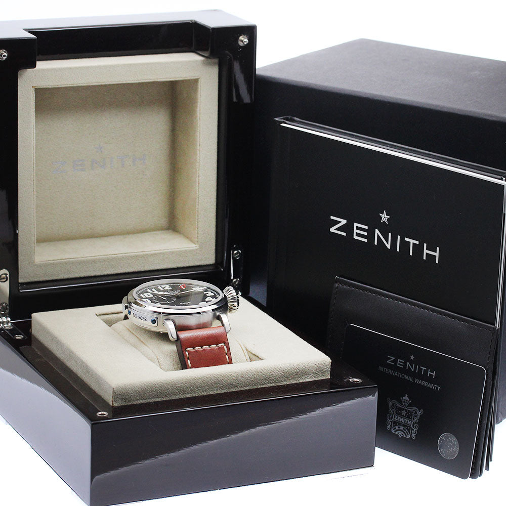 ZENITH Pilot Aeronev type 20 03.2430.693 GMT black Dial AT Men's Watch_885144
