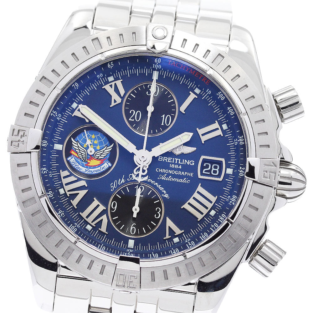 BREITLING Chronomat Evolution A13356 Date Chronograph Automatic Men's_885160