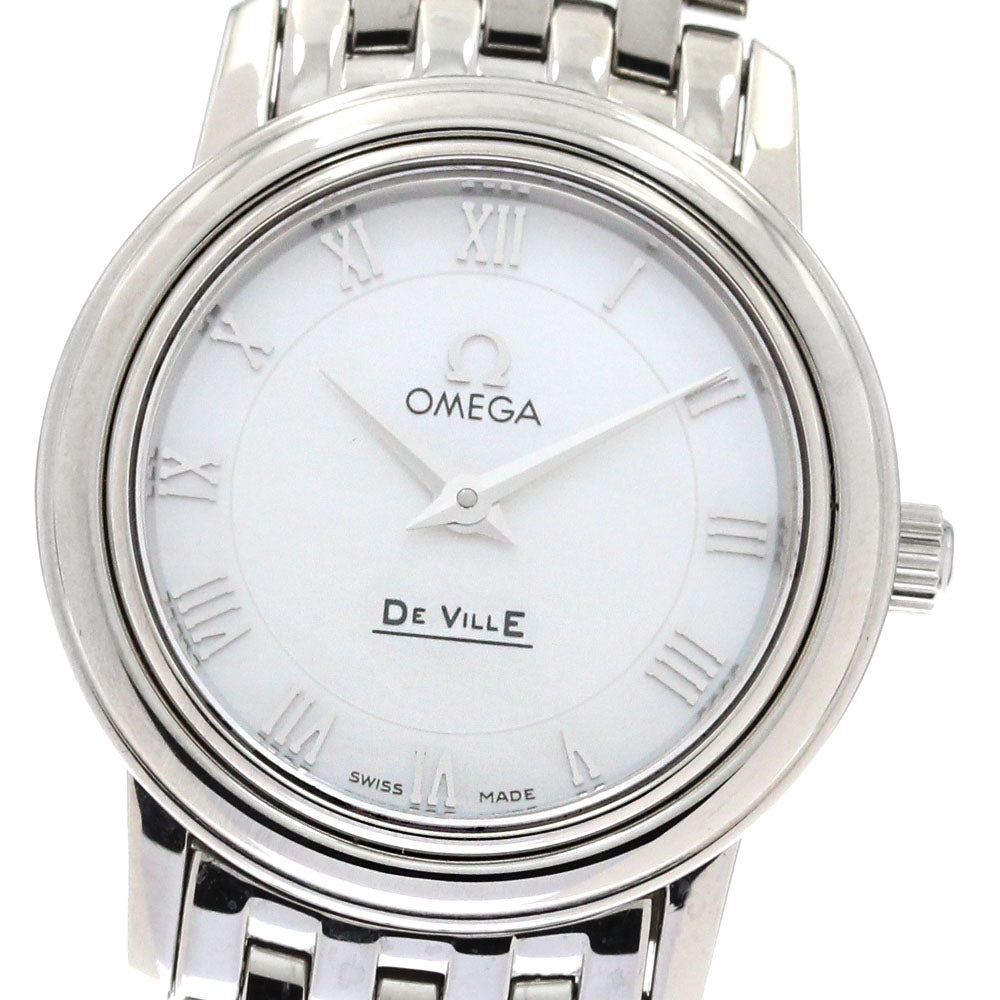 OMEGA De Ville Prestige 4570.71 White shell Dial Quartz Ladies Watch_885164