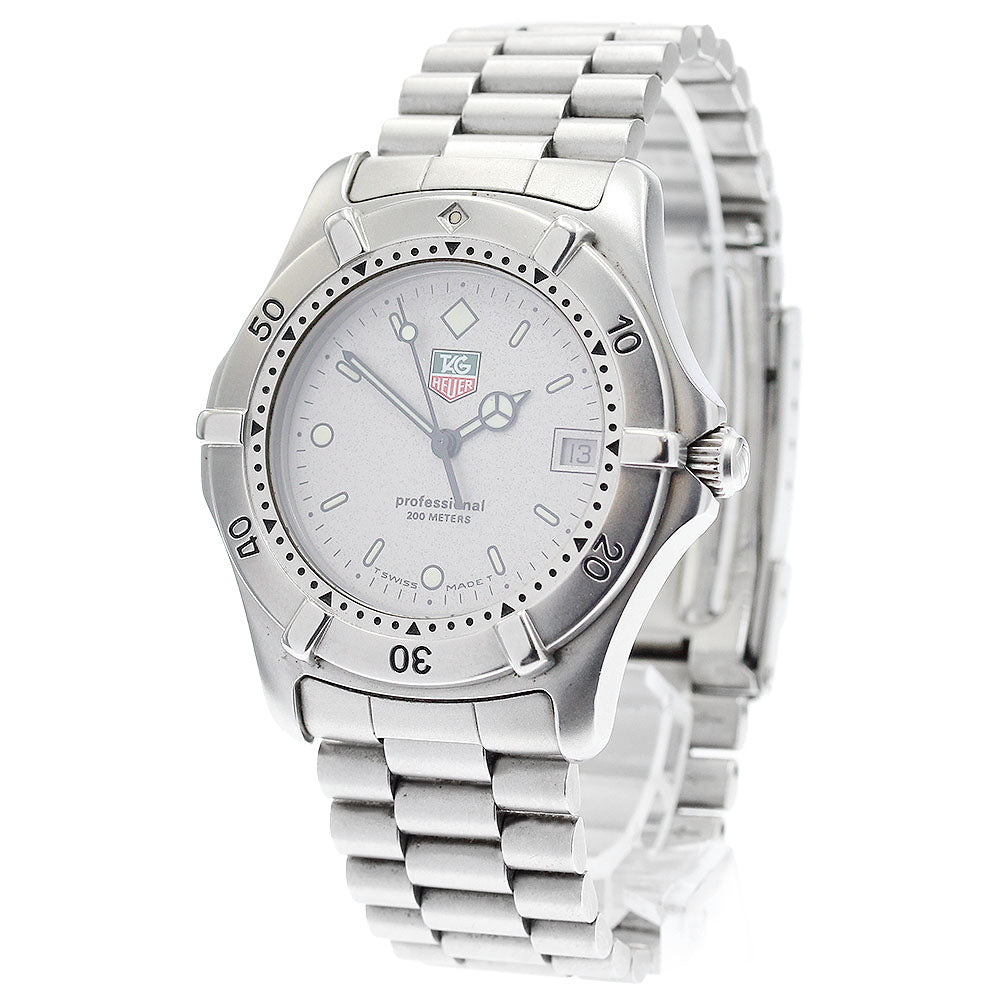 TAG HEUER 2000 Series Professional 962.206R Date Silver Dial Quartz Men's_885180