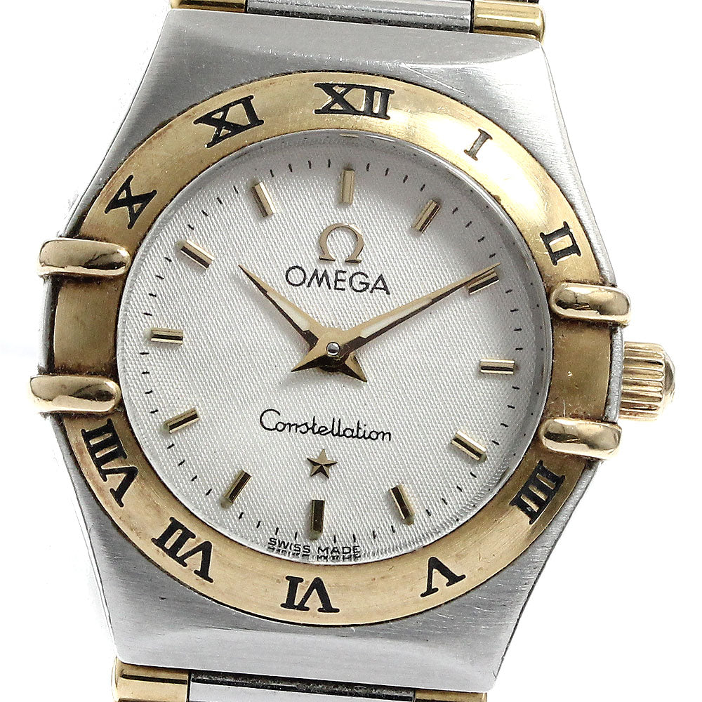 OMEGA Constellation 1362.30 harf bar white Dial Quartz Ladies Watch_885185
