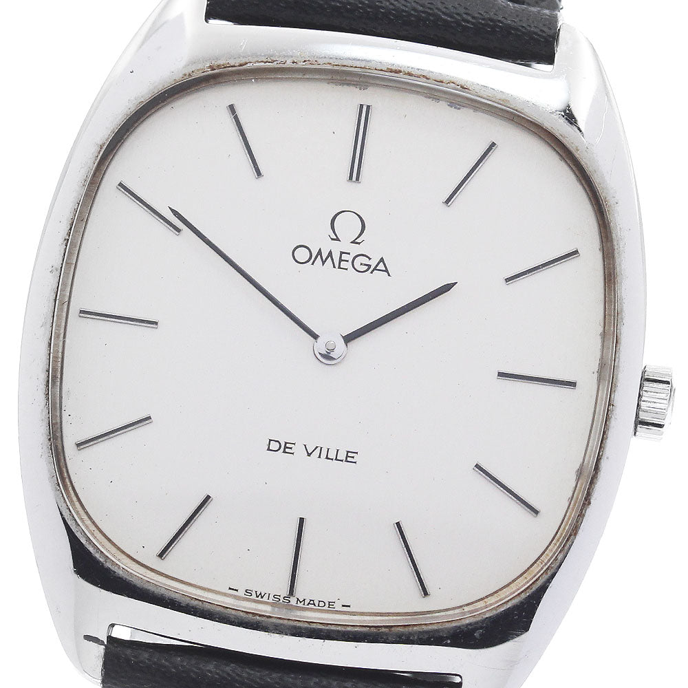 OMEGA De Ville 111.0139 Square Cal.625 Silver Dial Hand Winding Men's_885189