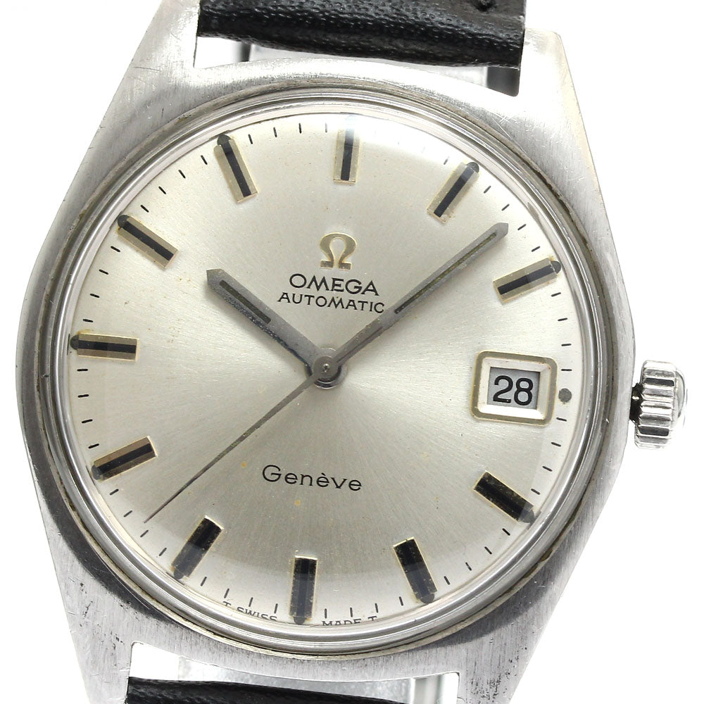 OMEGA Geneve 166.041 Cal.565 Date Silver Dial Automatic Men's Watch_885190