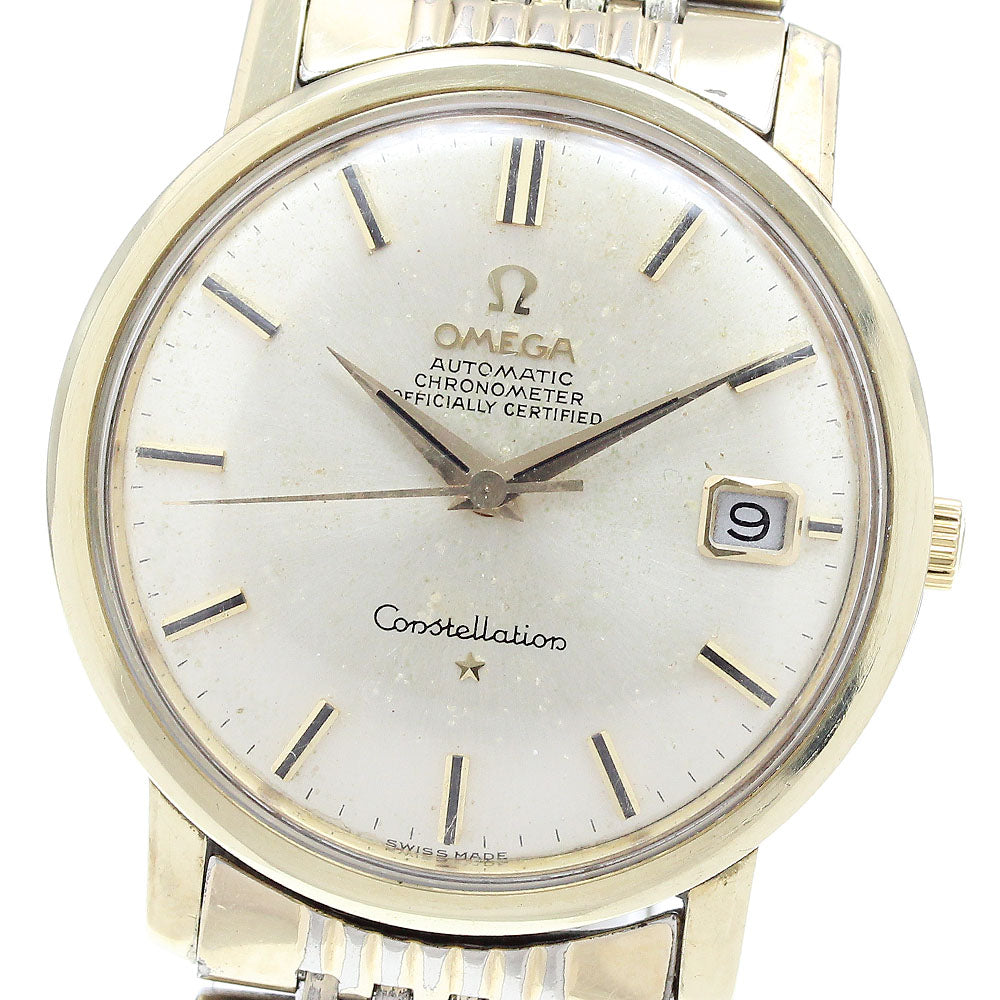 OMEGA Constellation 168.010 Date Cal.564 Silver Dial Automatic Men's_885194