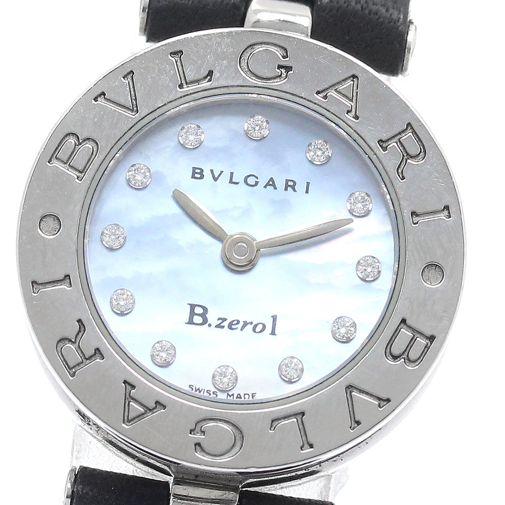 BVLGARI B-zero1 BZ22S 12P Diamond Blue Shell Dial Blue shell Dial Quartz Ladies Watch_885210