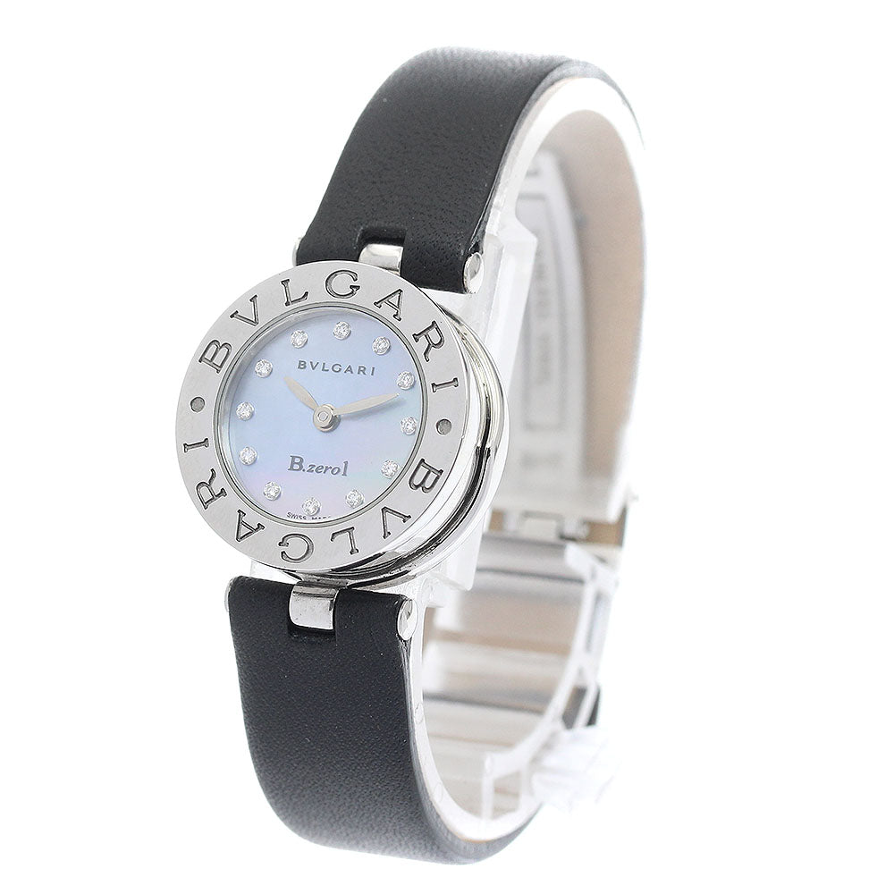 BVLGARI B-zero1 BZ22S 12P Diamond Blue Shell Dial Blue shell Dial Quartz Ladies Watch_885210