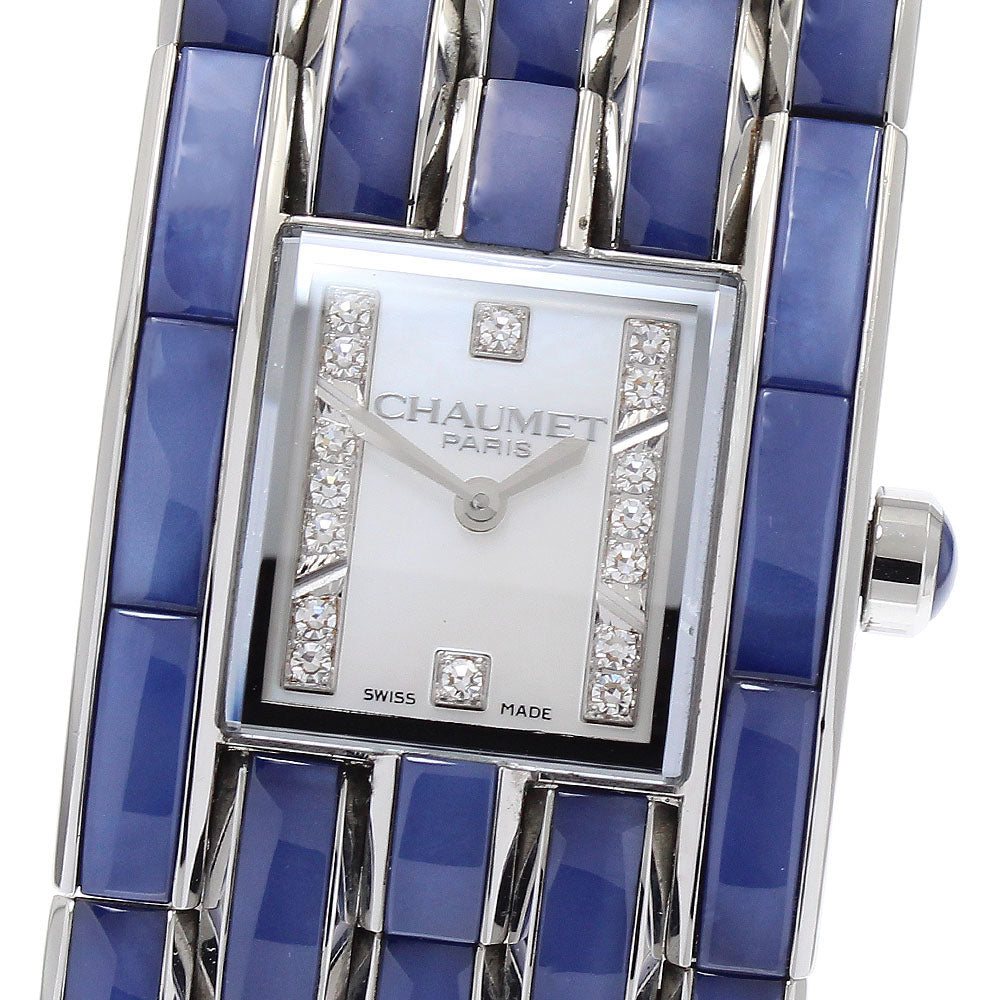 Chaumet Kesis Star crystal diamond White shell Dial Quartz Ladies Watch_885217