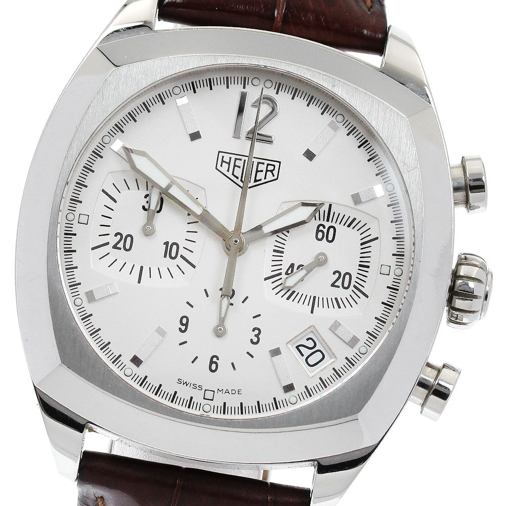 Heuer Monza CR2111.FC6162 Chronograph Silver Dial Automatic Men's Watch_885227