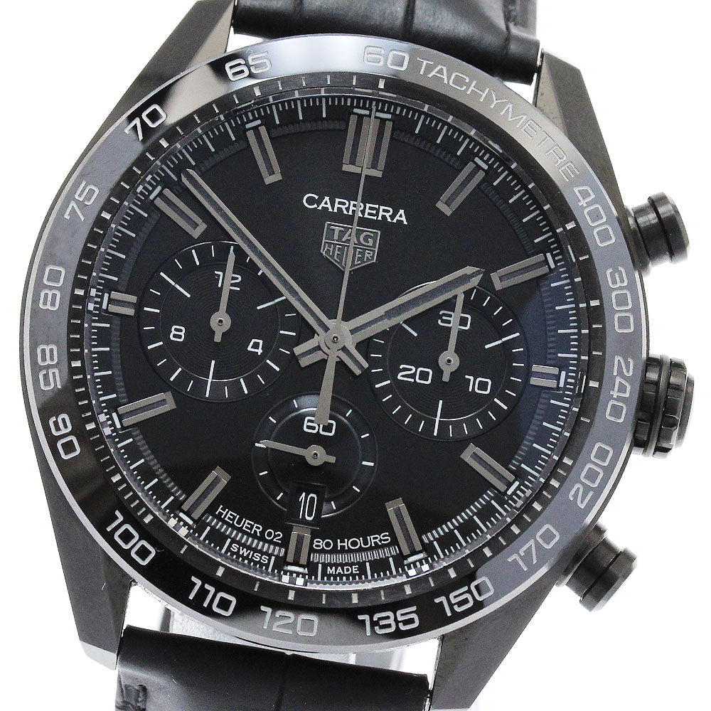 TAG HEUER Carrera Caliber Heuer 02 Japan Black Edition CBN2A1G Limited to 300 black Dial Automatic Men's Watch_885231