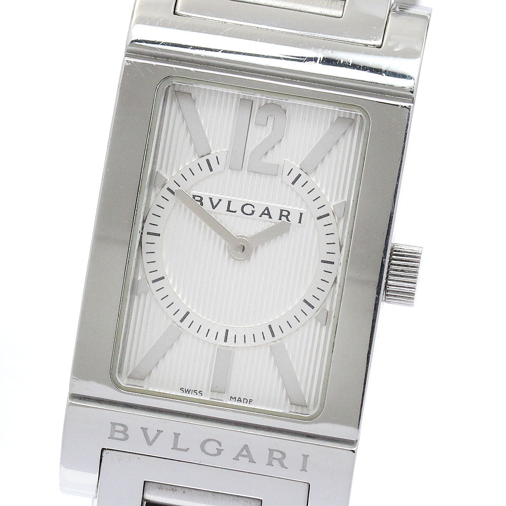 BVLGARI Rettangolo RT39S Silver Dial Quartz Ladies Watch_885251
