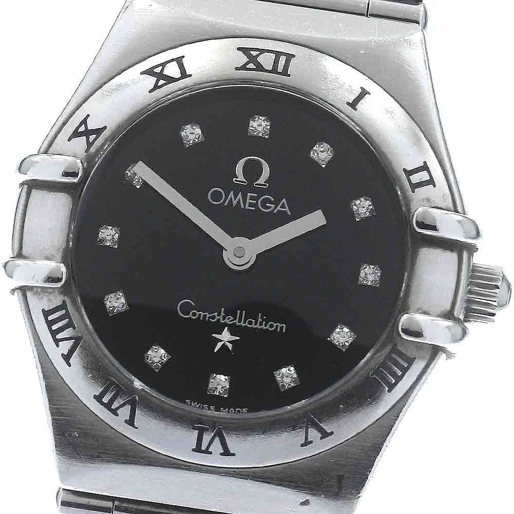 OMEGA Constellation Mini 1562.56 12P diamond Quartz Ladies Watch_885283