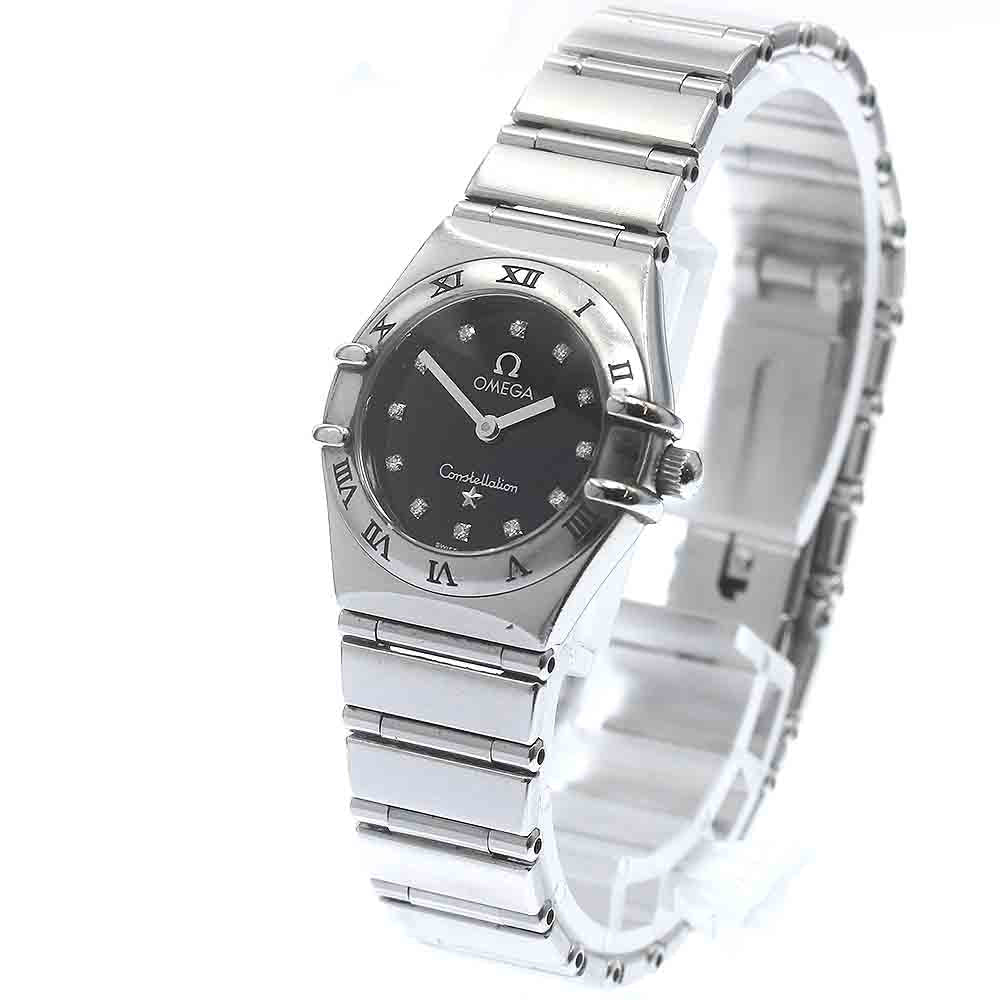 OMEGA Constellation Mini 1562.56 12P diamond Quartz Ladies Watch_885283