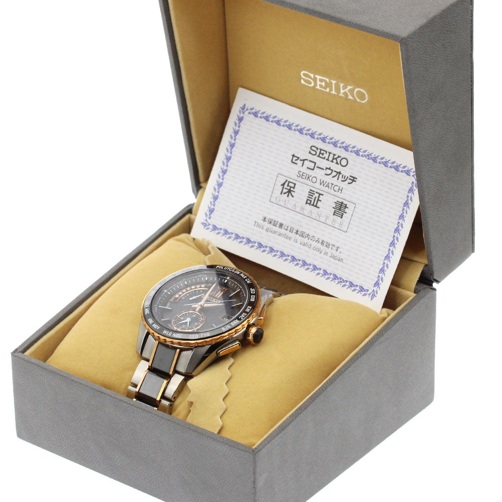 SEIKO Brights SAGA174/8B54-0BD0 World time Solar Powered Men's Watch_885349