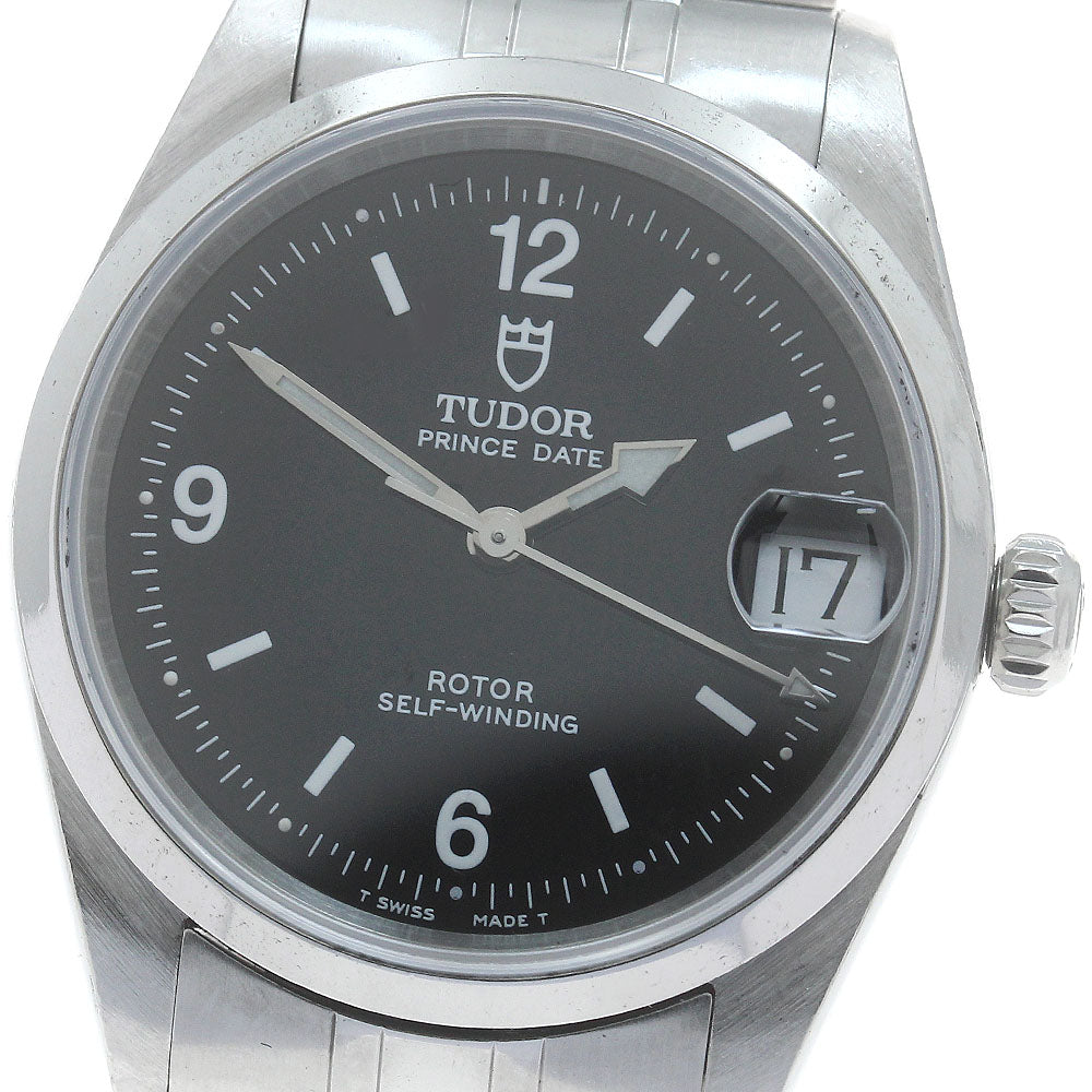 TUDOR Prince Date 72000 cal.2824-2 black Dial Automatic Boy's Watch_885354