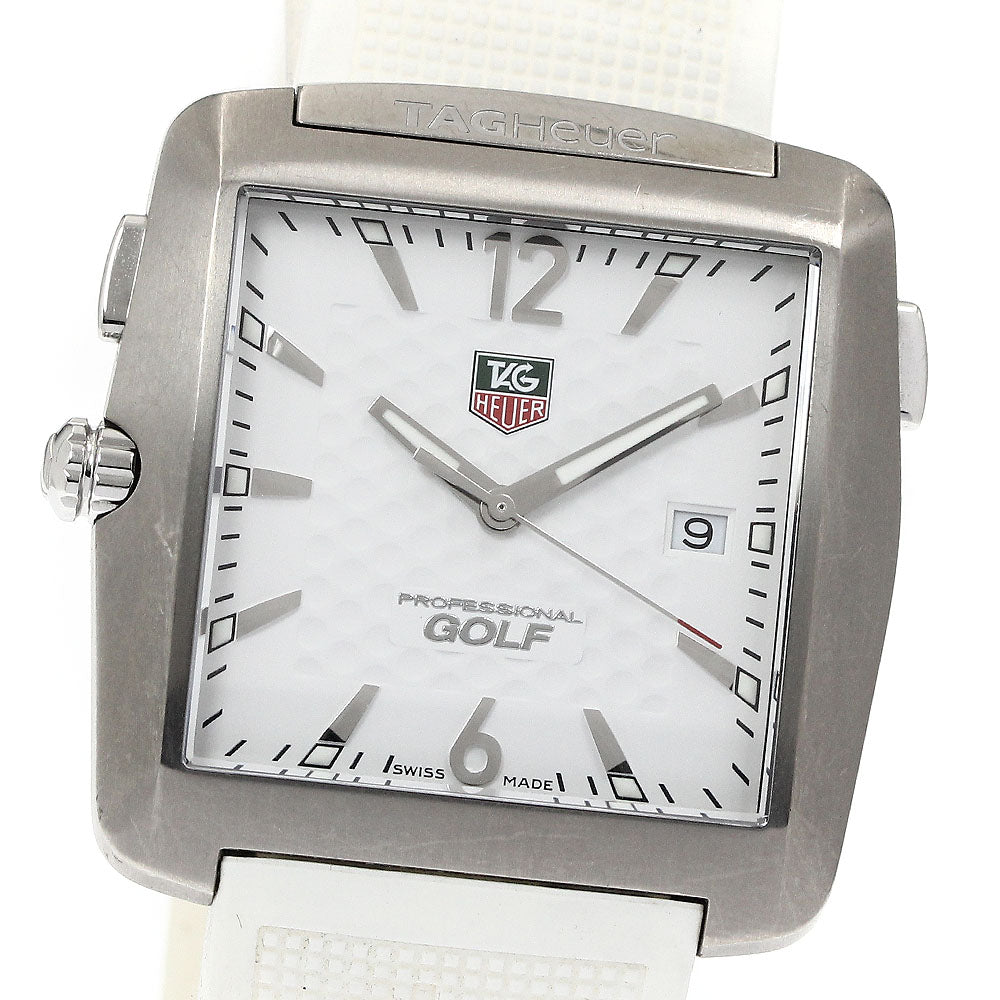 TAG HEUER Professional Sports Golf Watch WAE1112 Date Quartz Men's Watch_885360