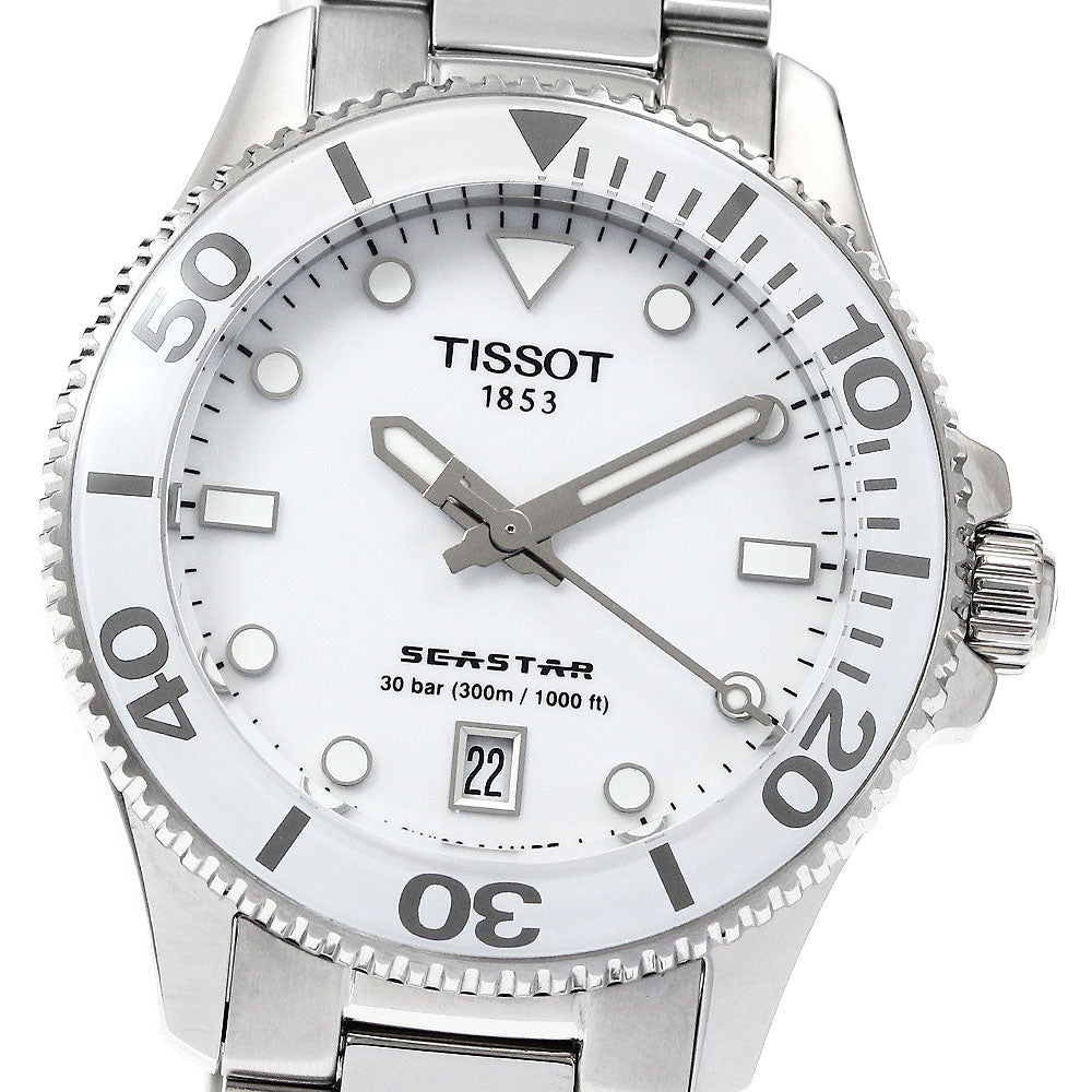 TISSOT Seastar 1000 36MM T120.210.11.011.00 Date Quartz Boy's Watch_885361