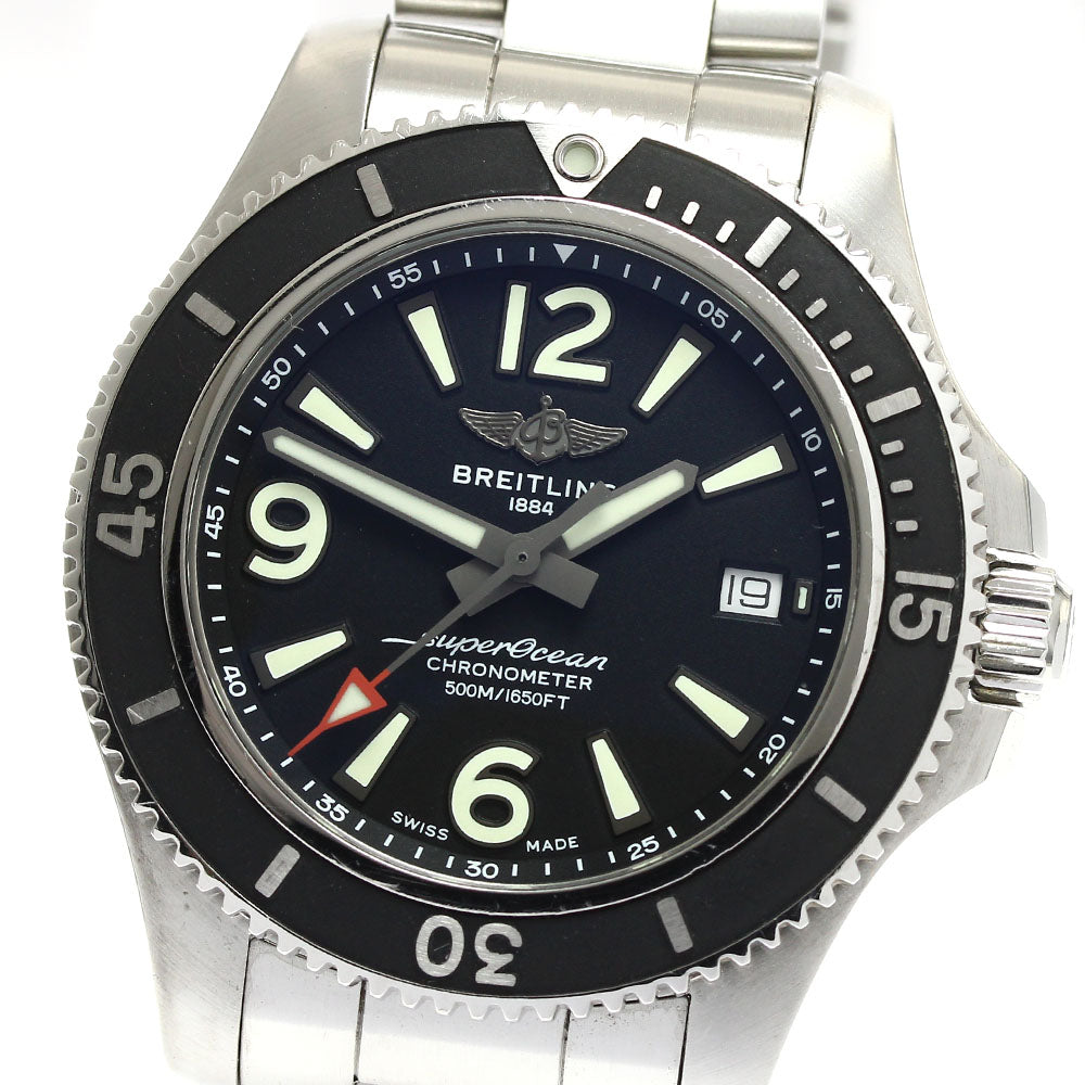BREITLING Super Ocean 42 A17366 Date black Dial Automatic Men's Watch_885371