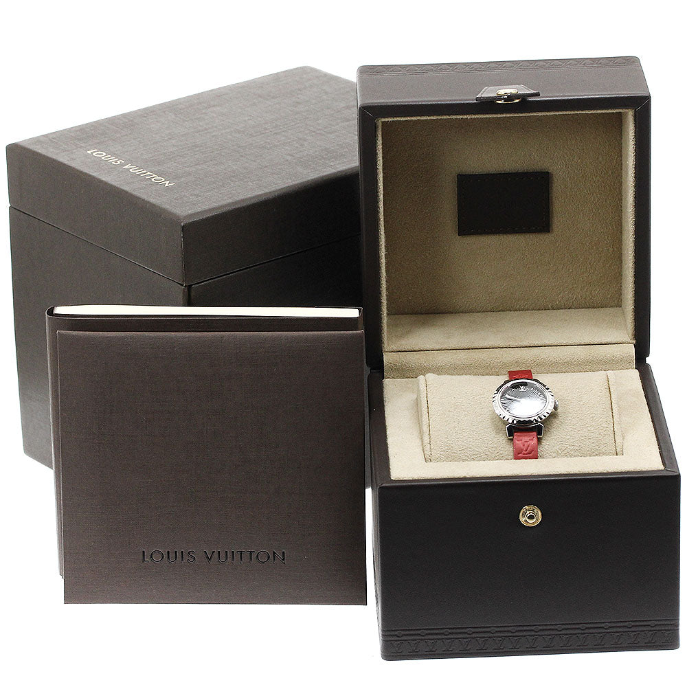 LOUIS VUITTON Tambour bijou Q1M05 black Dial Quartz Ladies Watch_885378