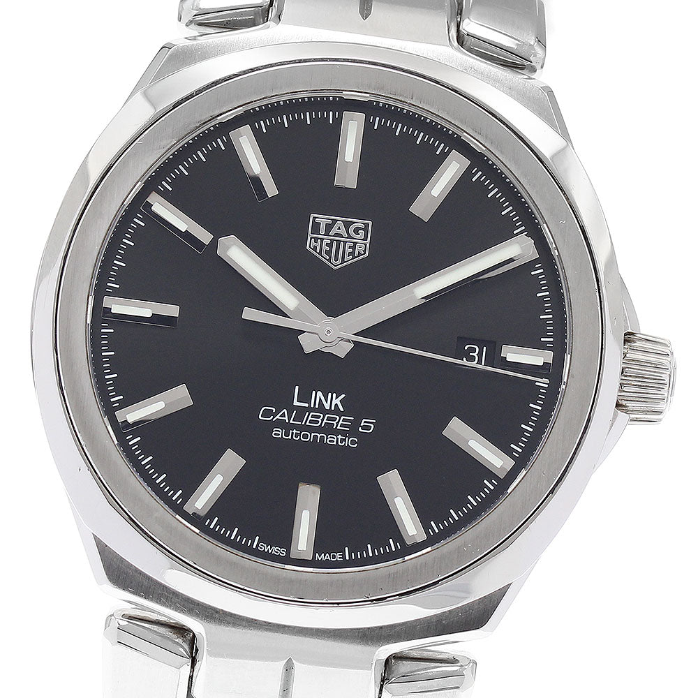 TAG HEUER Link caliber 5 WBC2110 Date black Dial Automatic Men's Watch_885380