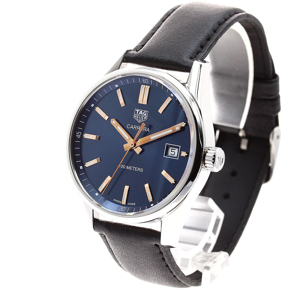 TAG HEUER Carrera WAR1112 Date Navy Dial Quartz Men's Watch_885383