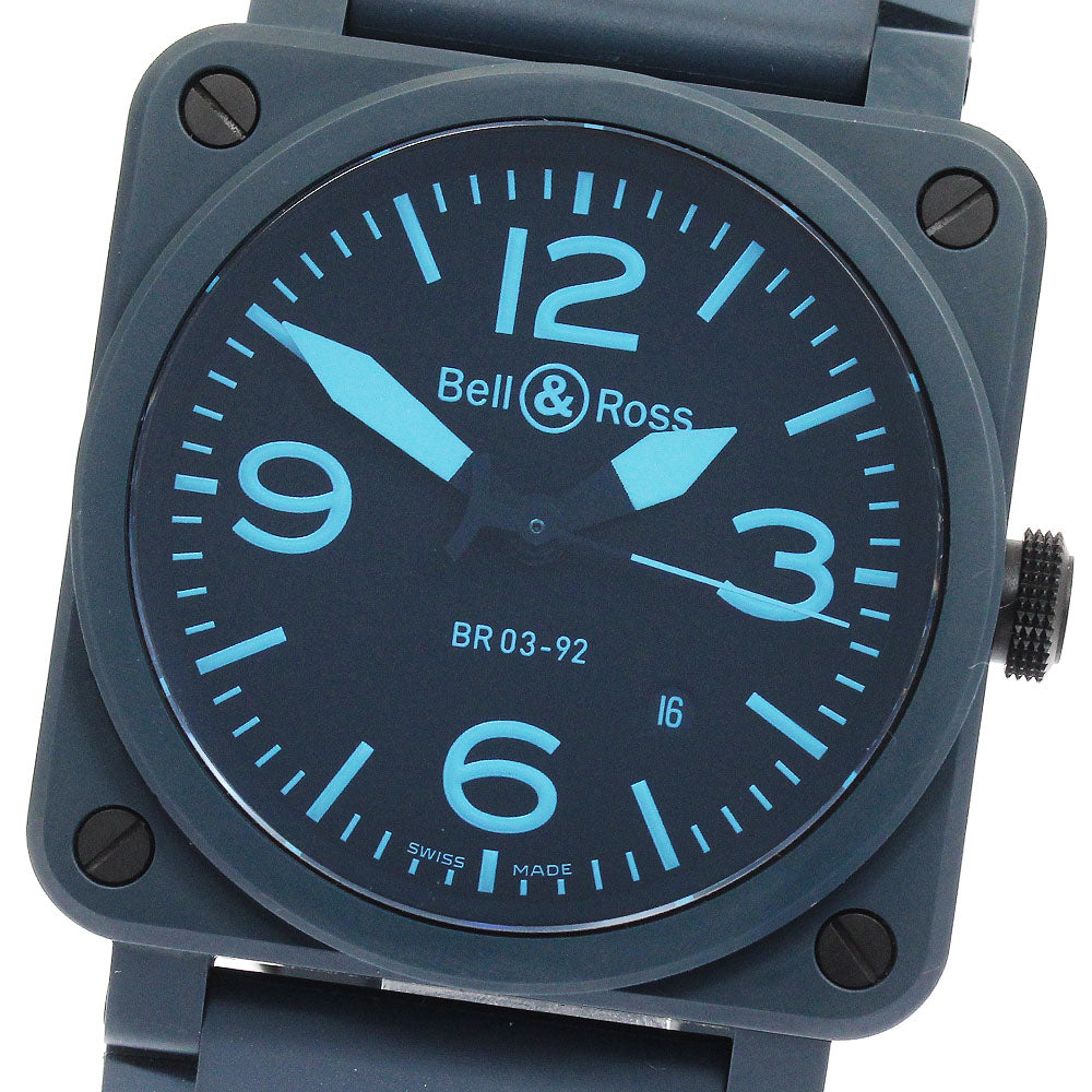 Bell＆Ross Aviation BR03-92-CB Date Navy Dial Automatic Men's Watch_885384