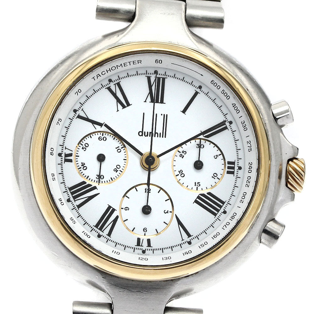 Dunhill Millennium LC28 Chronograph Lemania white Dial Hand Winding Men'_885386