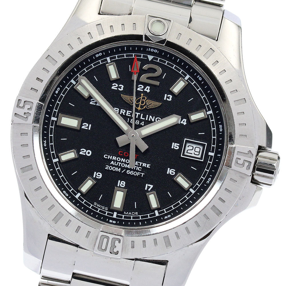 BREITLING Colt A17313 Date chronometer black Dial Automatic Men's Watch_885392