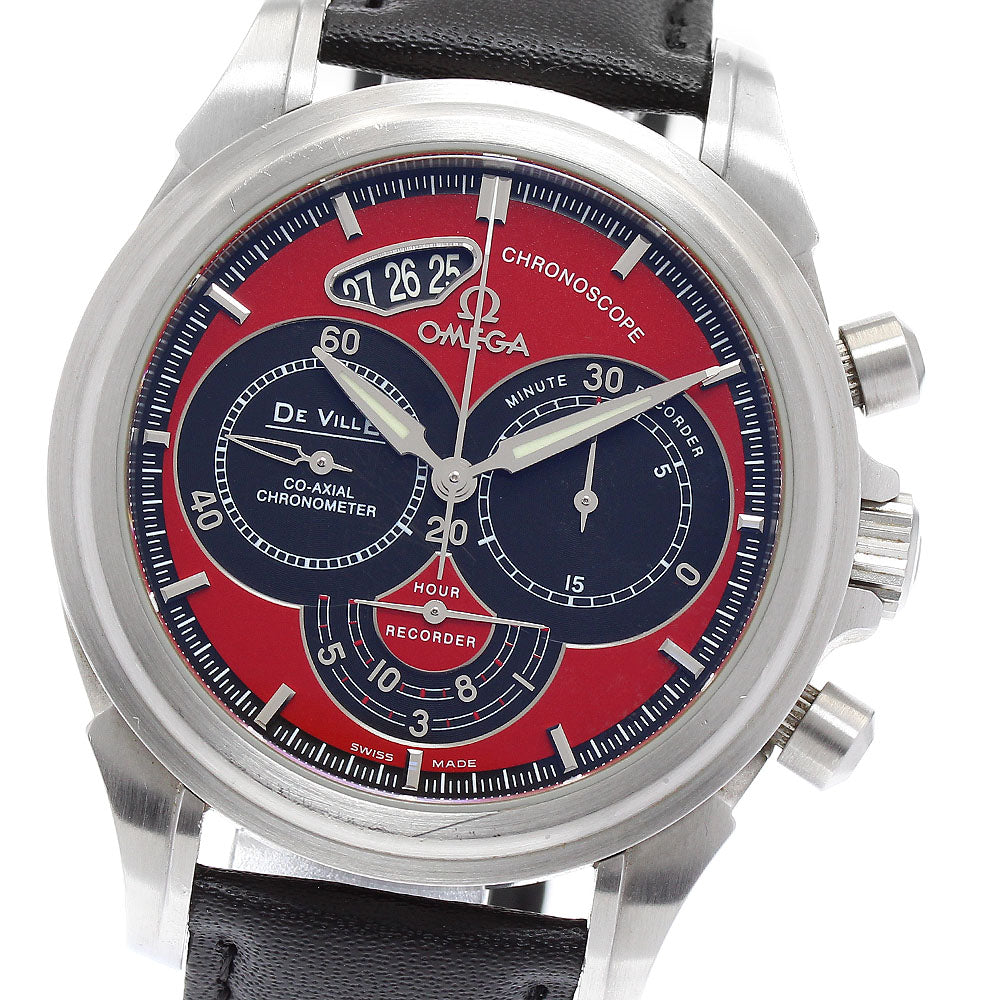 OMEGA De Ville Chronoscope 4851.61.31 Co-Axial Date Automatic Men's Watch_885399