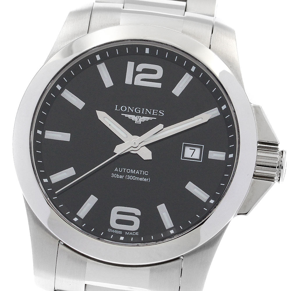 LONGINES Conquest L3.778.4 Date black Dial Automatic Men's Watch_885400