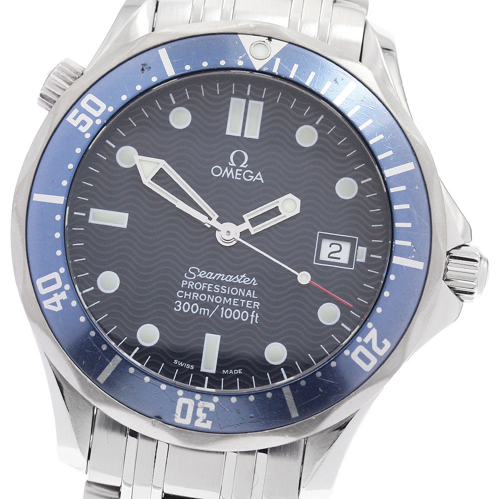 OMEGA Seamaster300 2531.80 Date Navy Dial Automatic Men's Watch_885420