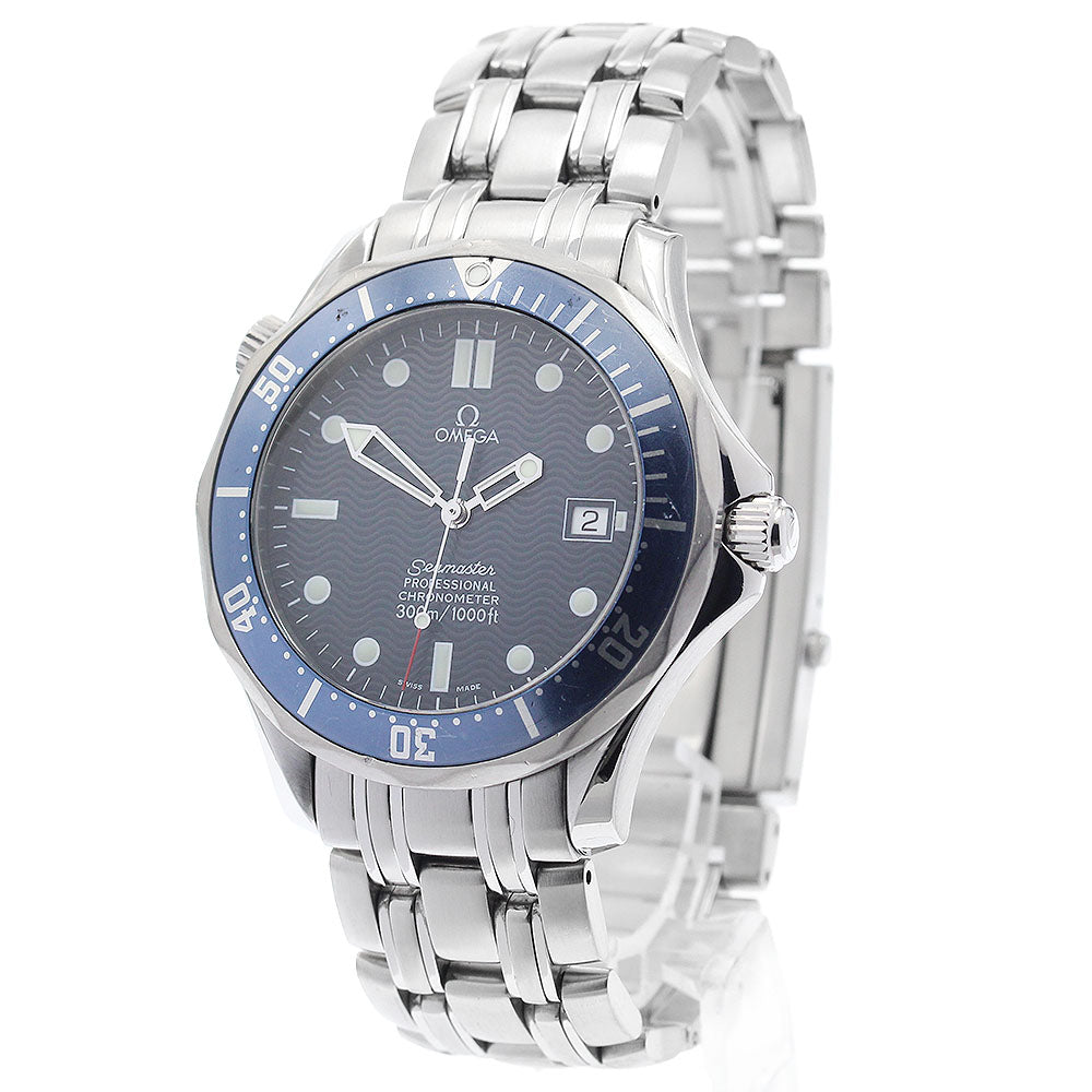 OMEGA Seamaster300 2531.80 Date Navy Dial Automatic Men's Watch_885420