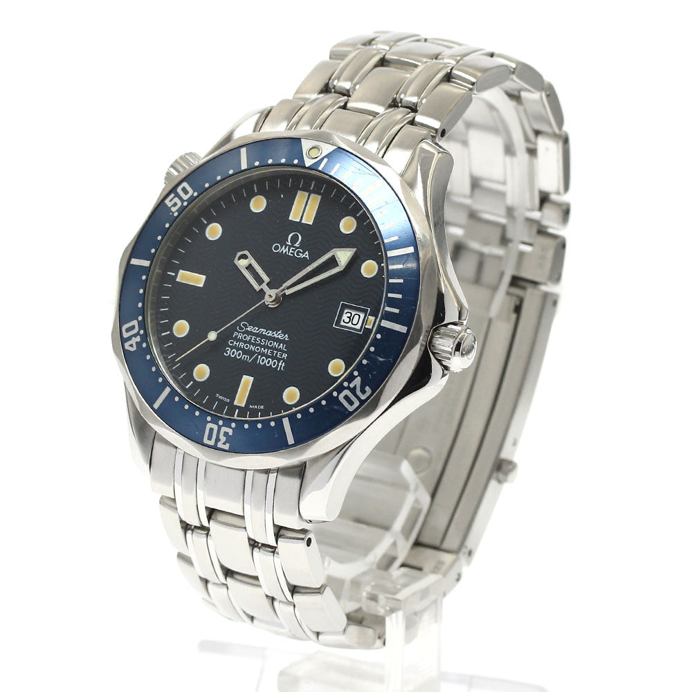OMEGA Seamaster300 2531.80 Date Navy Dial Automatic Men's Watch_885424
