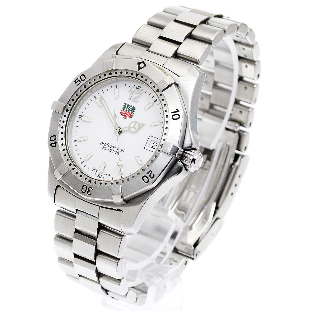 TAG HEUER Professional 200M WK1111-1 Date white Dial Quartz Men's Watch_885453