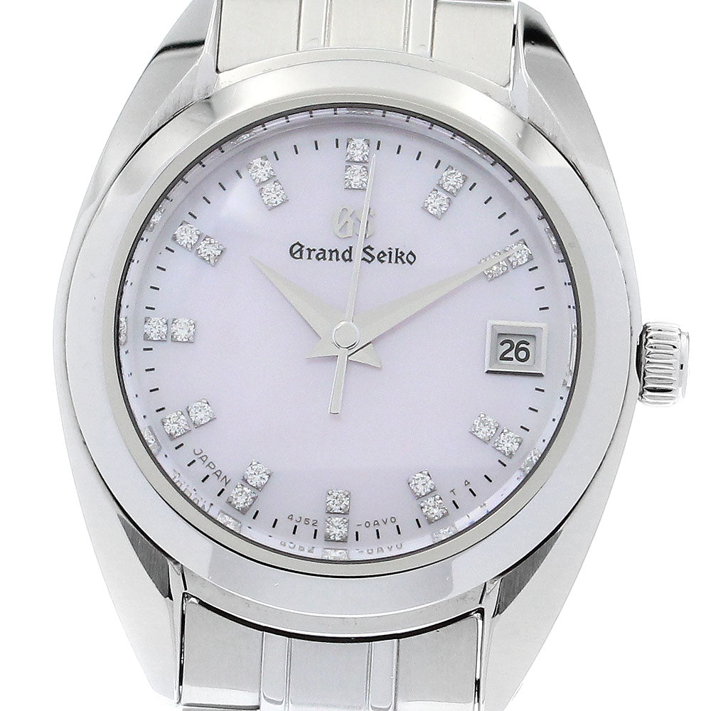 SEIKO Grand Seiko STGF277/4J52-0AC0 Diamond Index Date Pink shell Dial Quartz Ladies Watch_885456