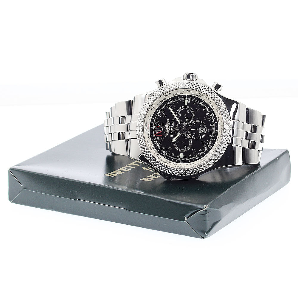 BREITLING Bentley A47362 GMT chronograph black Dial Automatic Men's Watch_885463